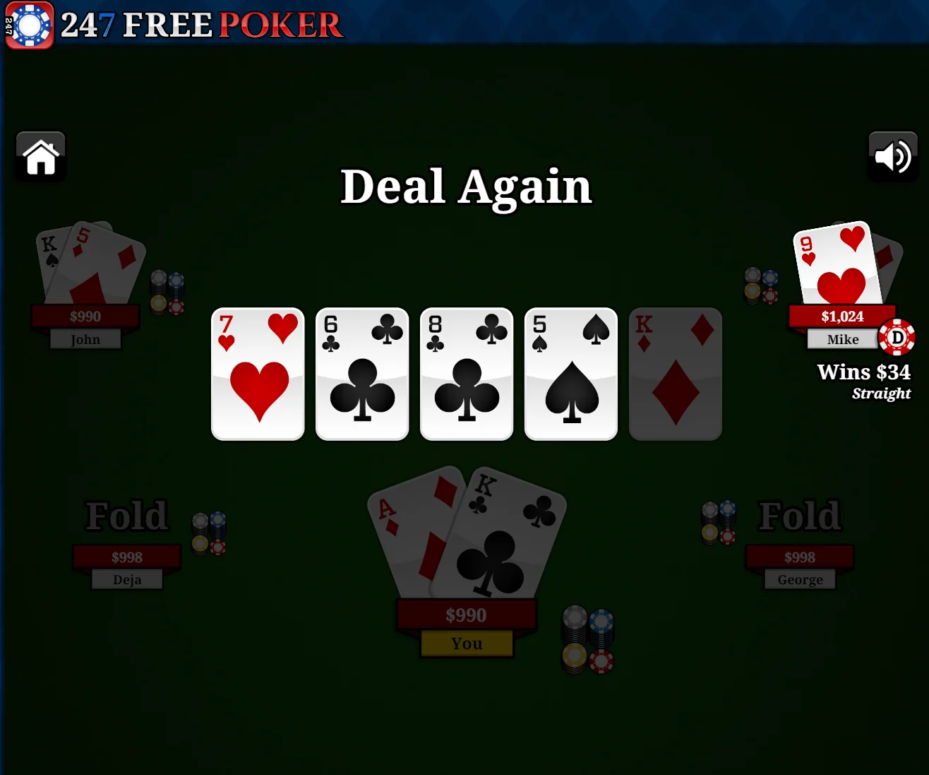 Poker chart
